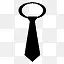 领带黑色的free-mobile-icon-kit