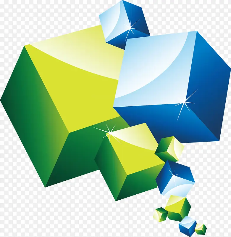 立方体几何体底纹