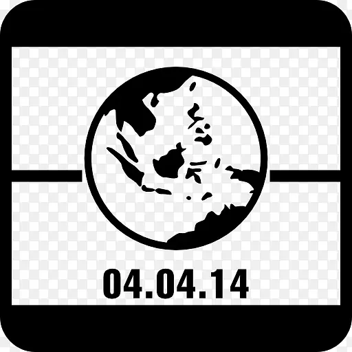 2014地球日4月4日日历页图标