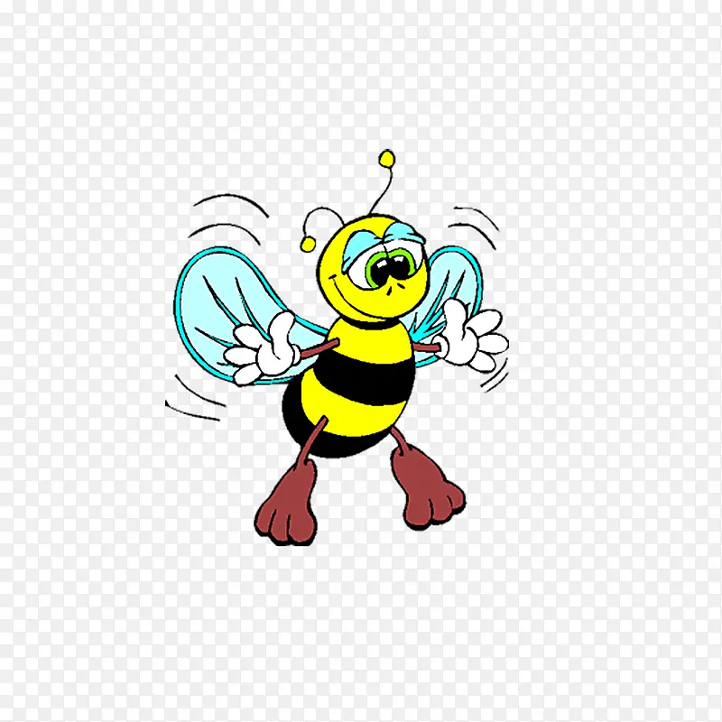 小蜜蜂 小动物 卡通