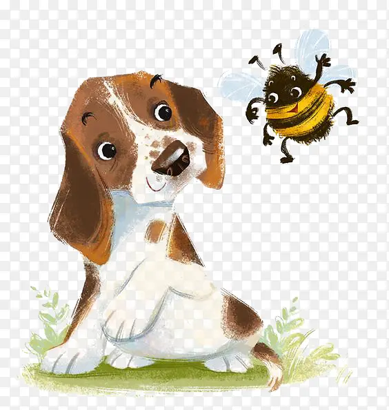 小狗和蜜蜂