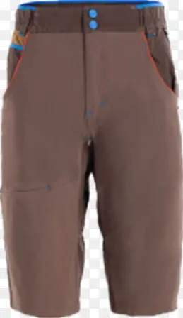 棕色的短裤