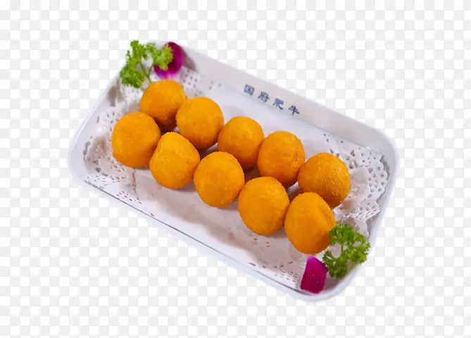 香芋地瓜丸素材图片