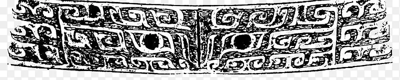古代左右对称传统青铜器花纹
