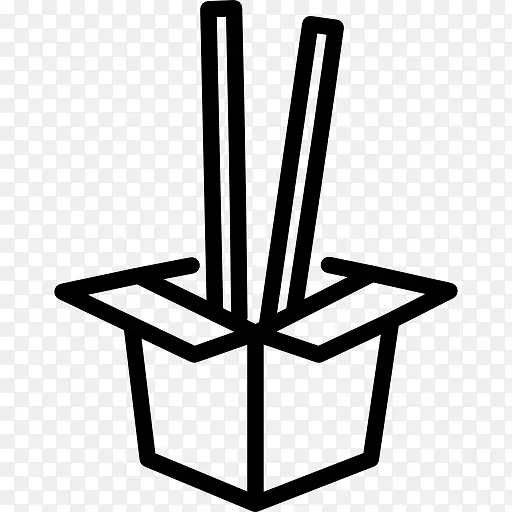 纸板箱用筷子图标