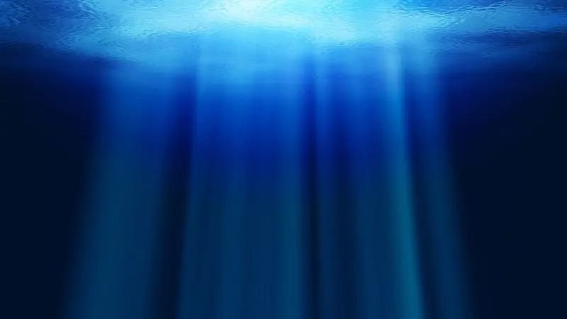 深海下的蓝色海水