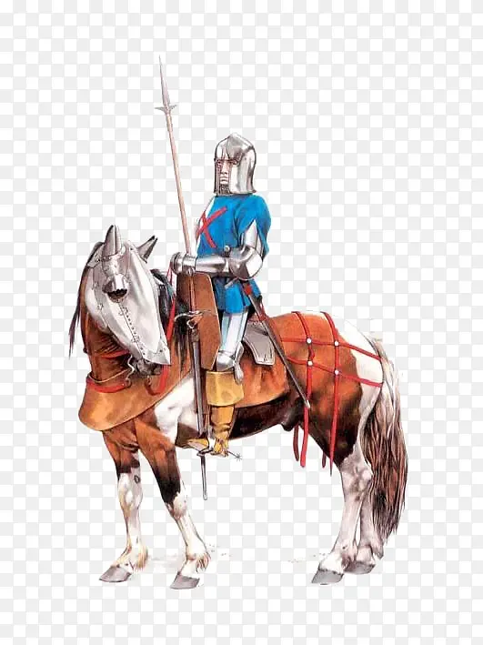 骑马的古代军人