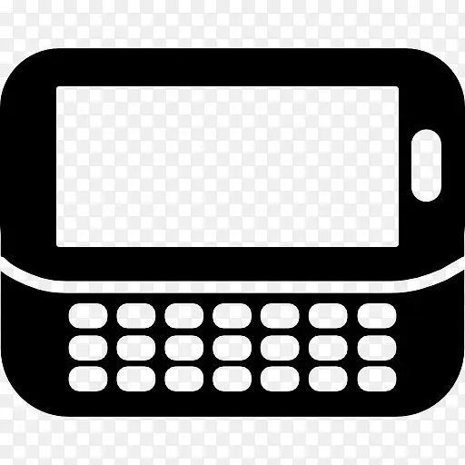 手机与灵活的键盘图标