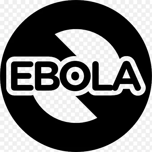 埃博拉的警告标志图标