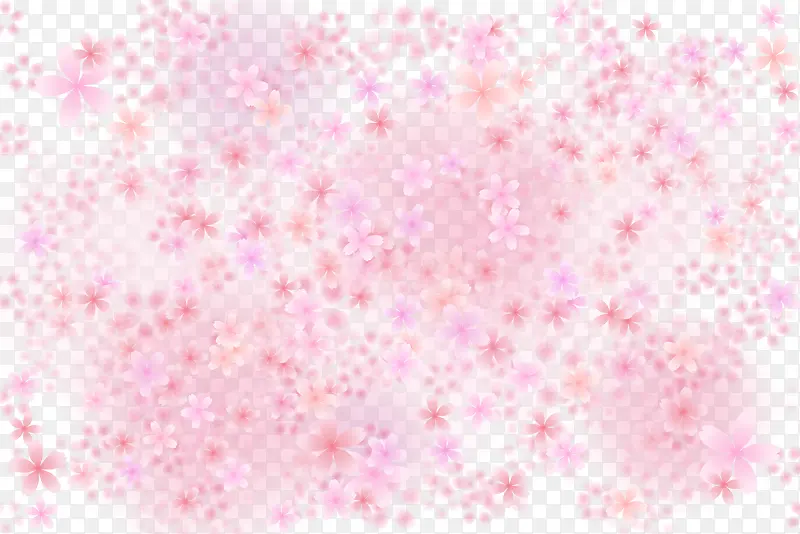 矢量粉色樱花