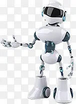 智能机器人白色数码生活