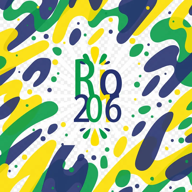 里约奥运会宣传logo背景