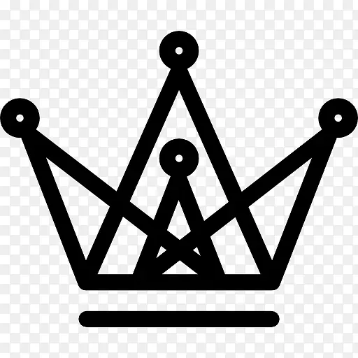 皇冠十字线和小圈子在点图标