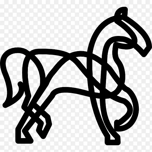 马的艺术变图标