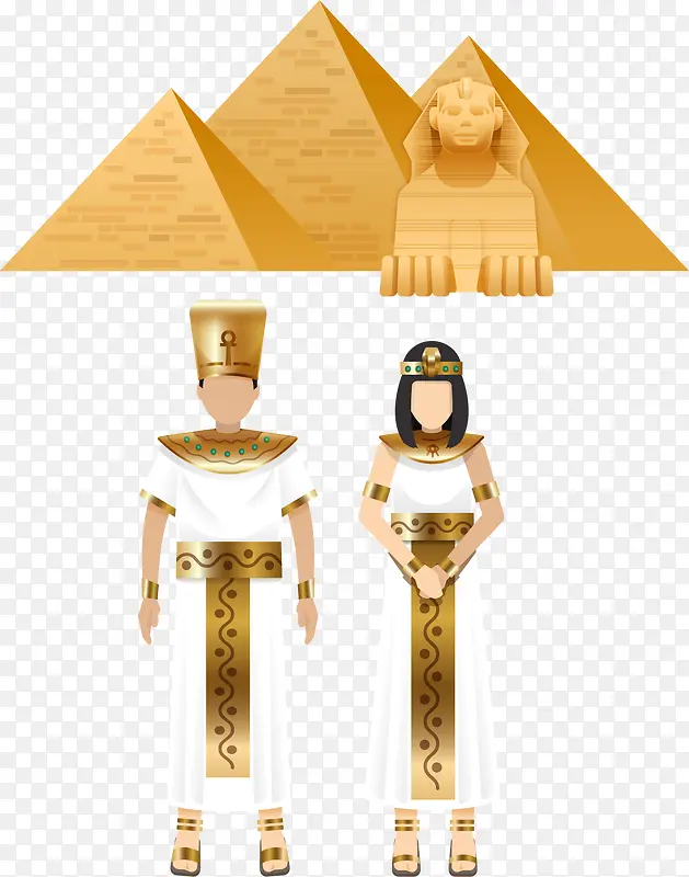 金字塔狮身人面像PNG矢量元素