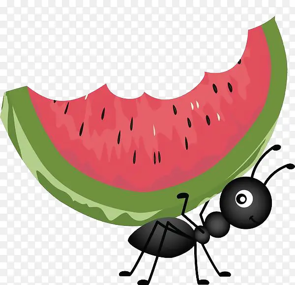 蚂蚁背西瓜