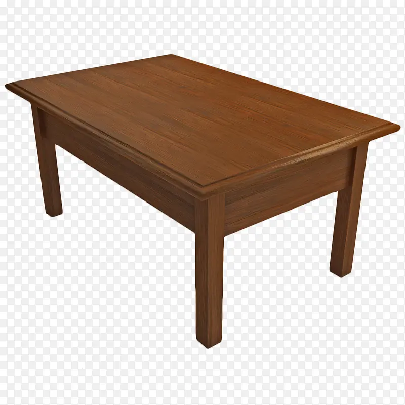 棕色长条桌