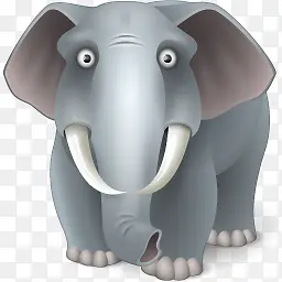 大象3D高清动物PNG图标