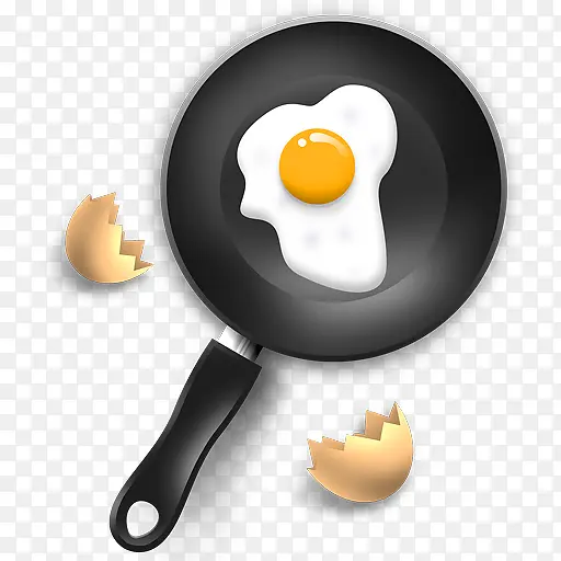 早餐煎鸡蛋场景素材图
