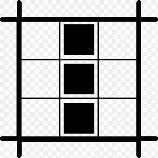 广场规划三黑盒图标
