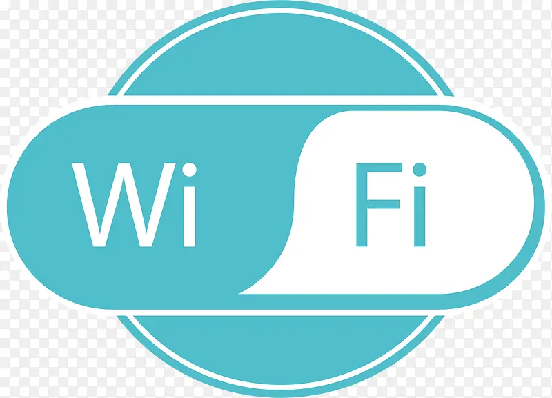 圆形免费wifi信号