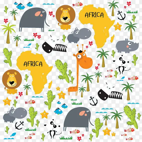 非洲动物与植物