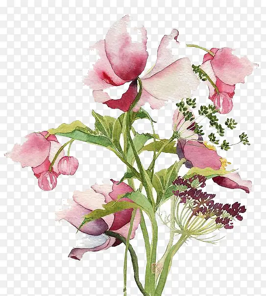 粉色鲜花