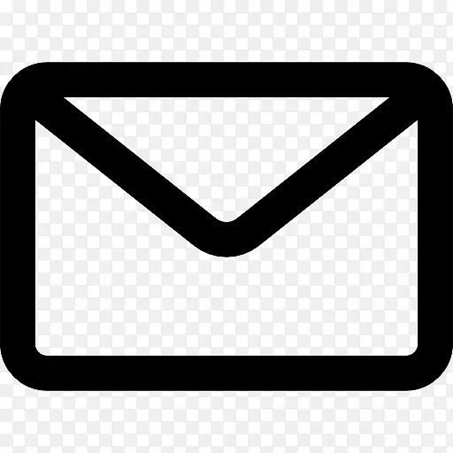 新的电子邮件概述信封背面图标