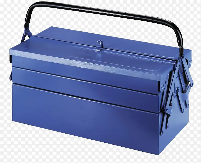 蓝色金属工具箱