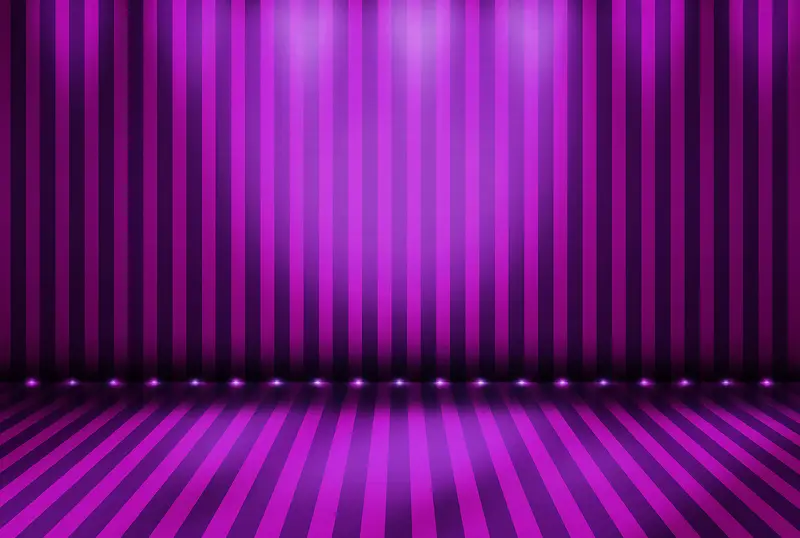 紫色条纹设计浪漫舞台