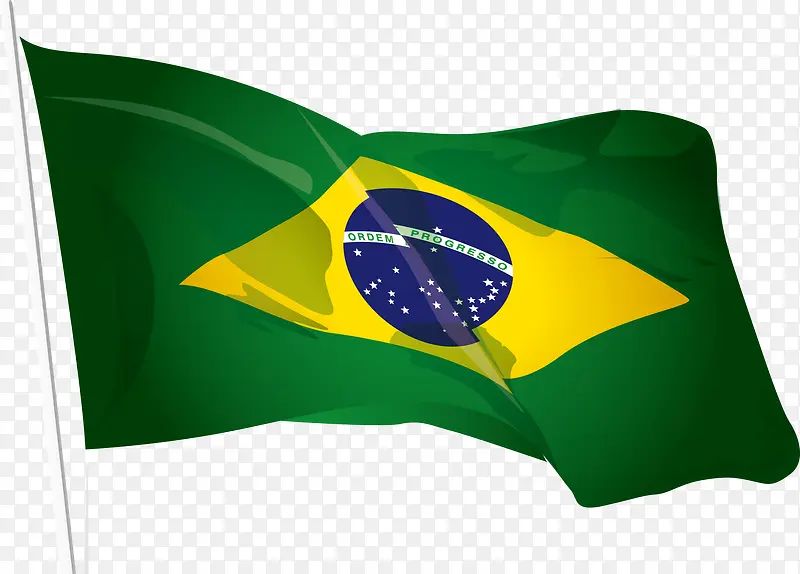 矢量巴西国旗