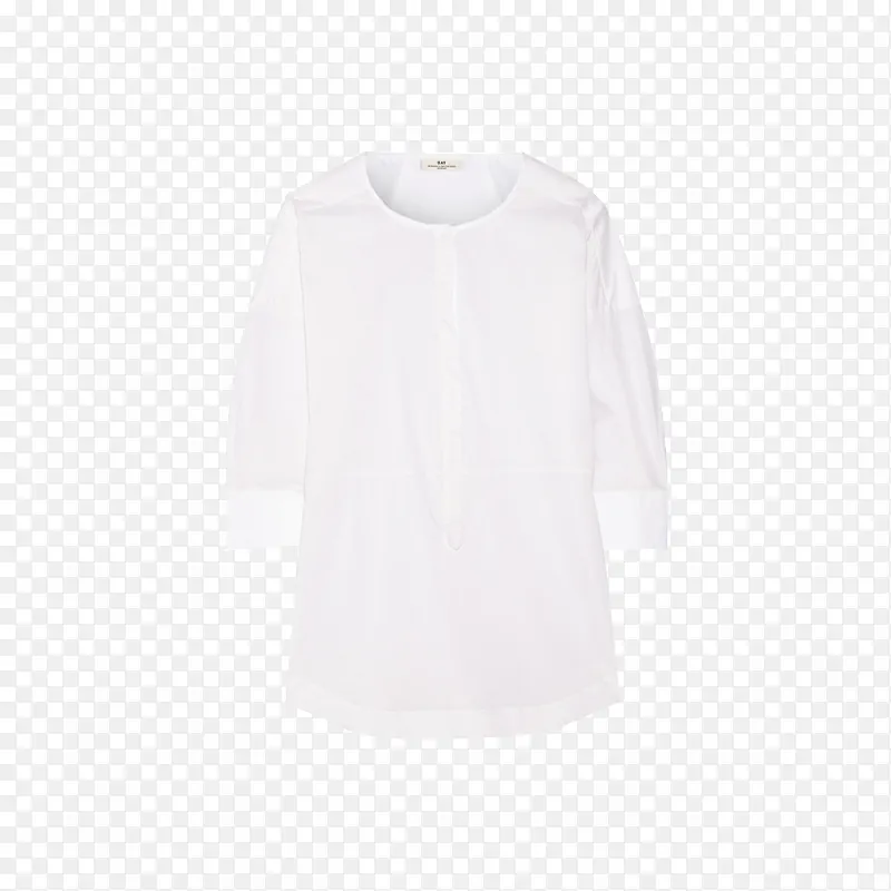 时尚感流行简约白色衬衫
