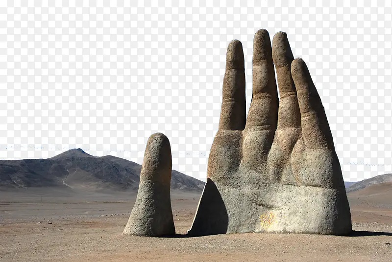 石头雕的手