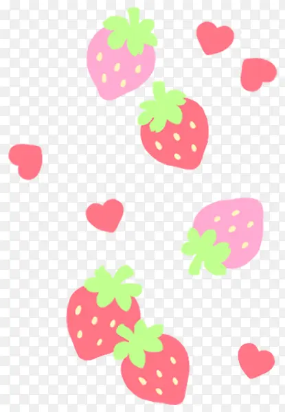 彩色的草莓