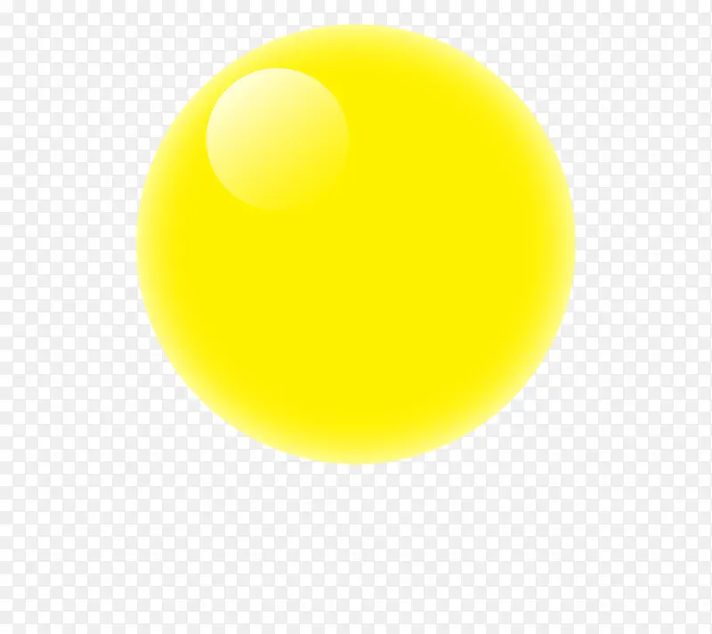 黄色气球元素