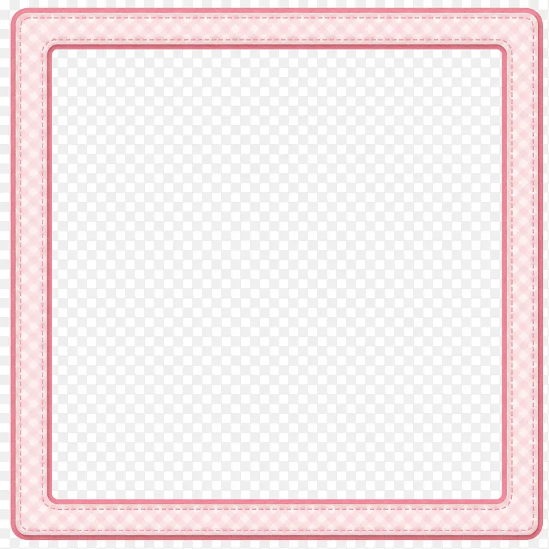 粉色格子边框