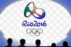 里约奥运会剪影背景
