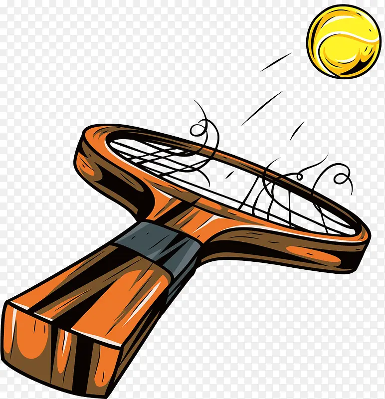 木质网球拍
