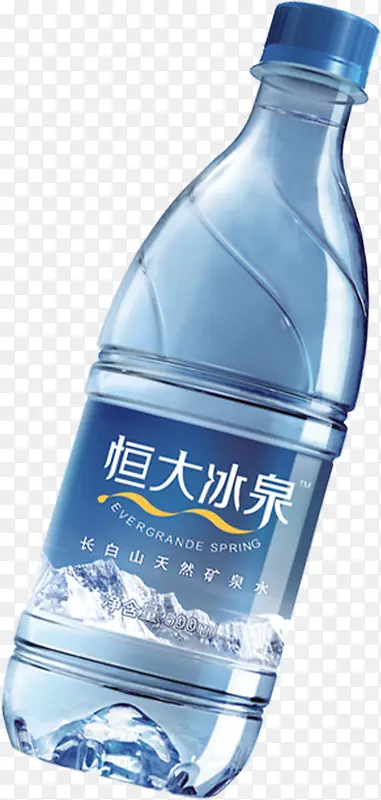高清摄影蓝色的矿泉水瓶盖