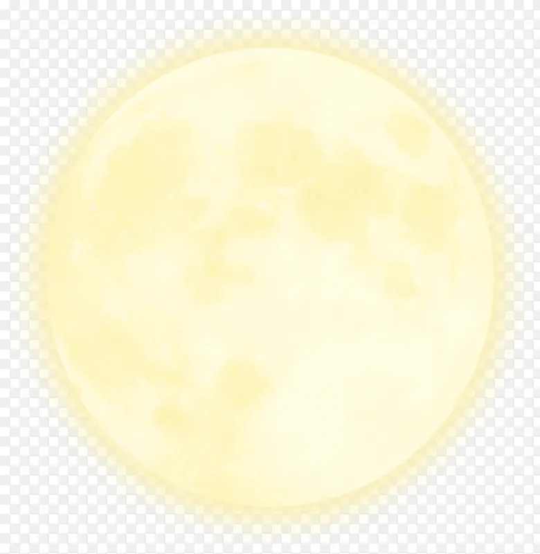 高清摄影黄色的月亮效果