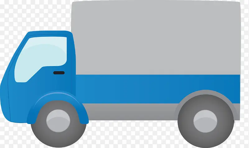 蓝色小货车