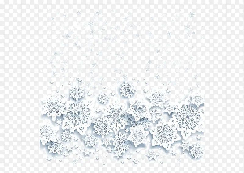 矢量雪花背景