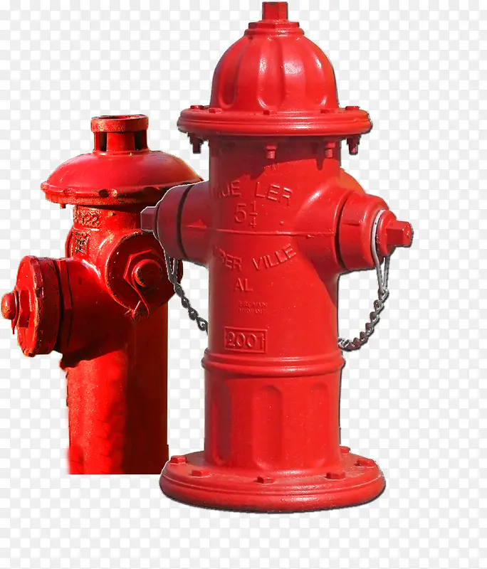 红色消防装置设备