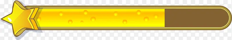 黄色星星能量条