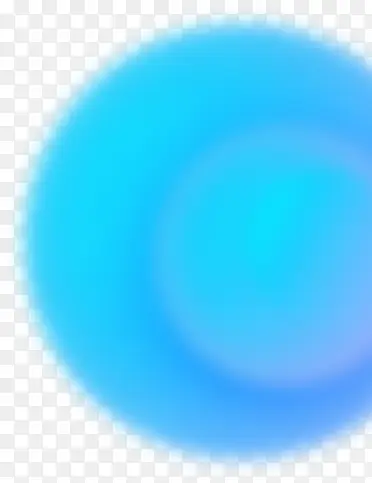 蓝色模糊的球形物体活动形状