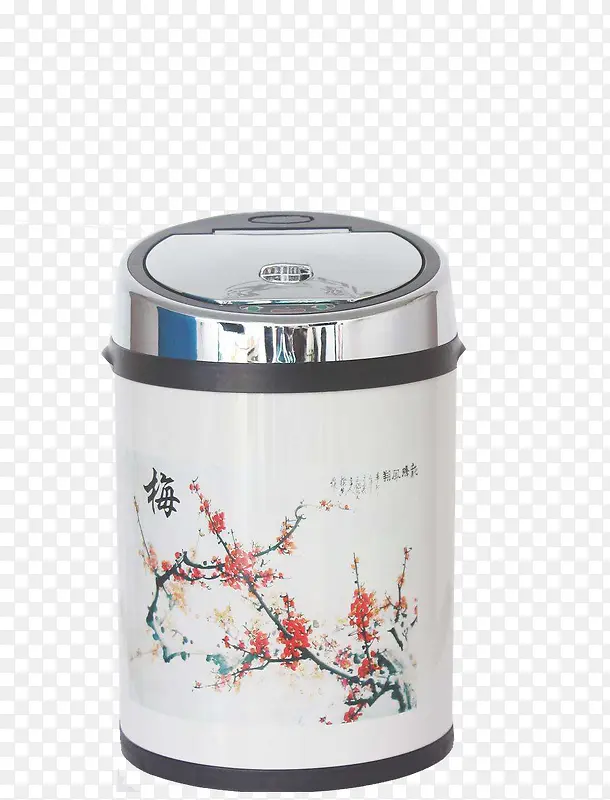 典雅梅花智能垃圾桶