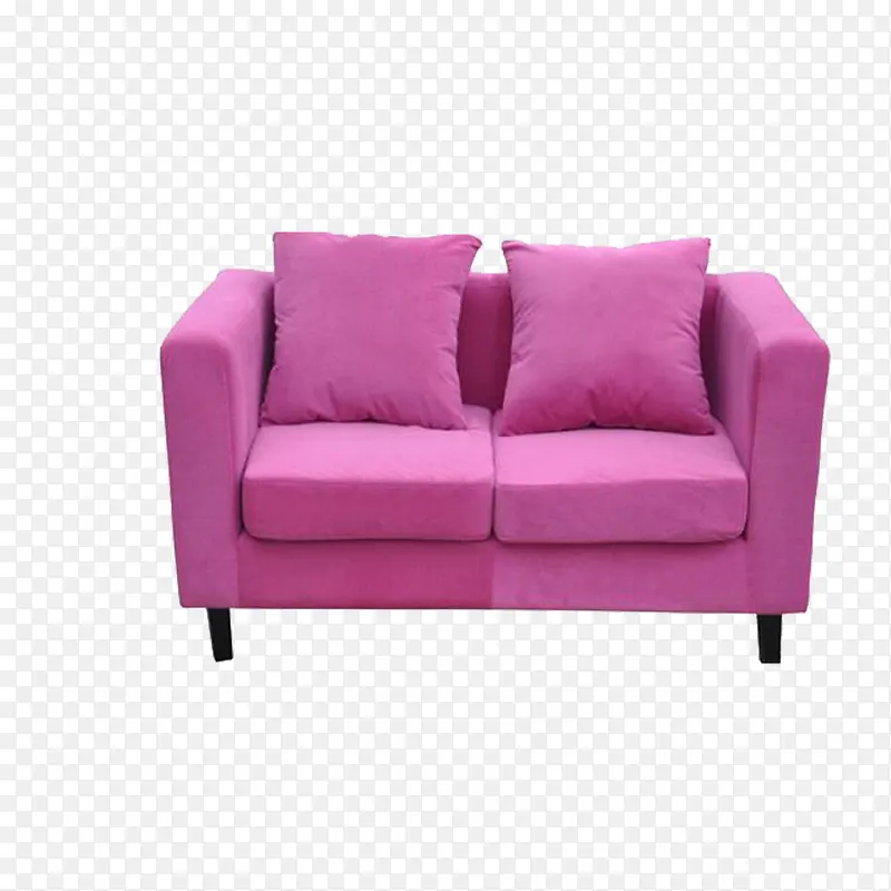 立面家具紫色简约沙发