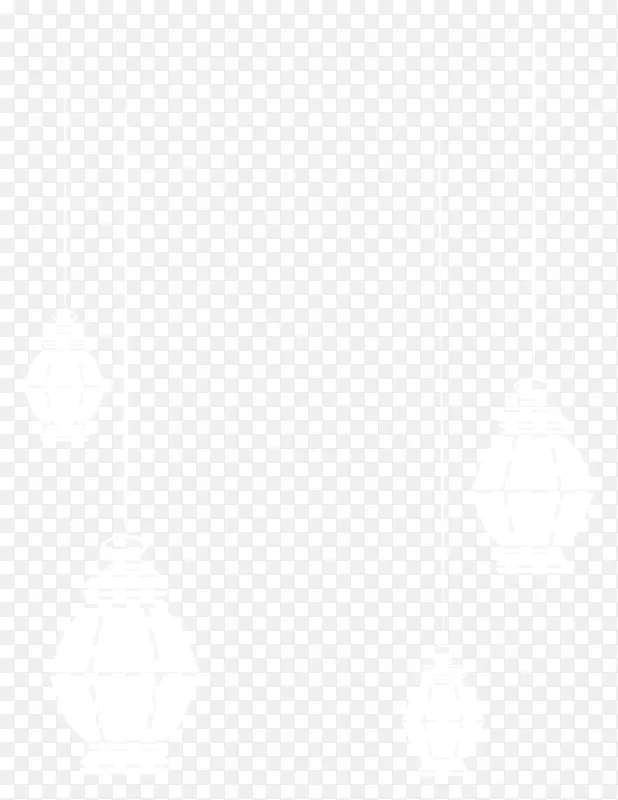 白色简约伊斯兰挂件