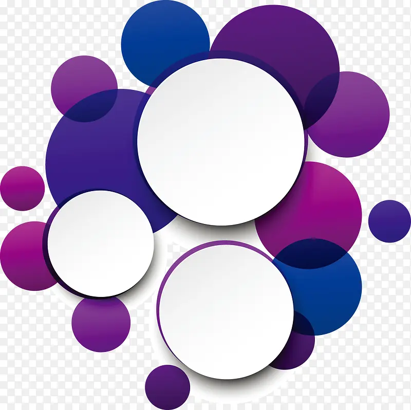 紫色圆形环形背景