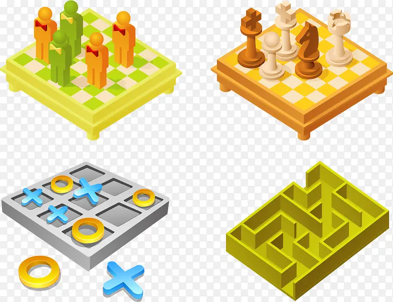 矢量象棋迷宫玩具